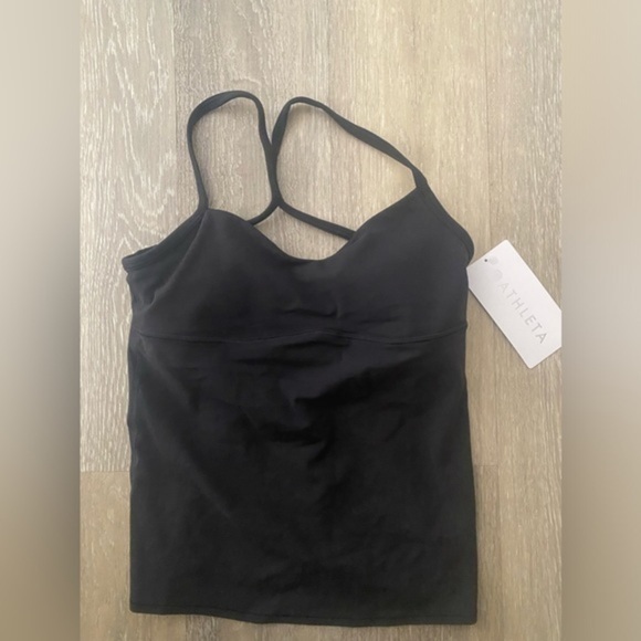 Athleta Vinyasa Support Top Black size‎ XS - Picture 1 of 3
